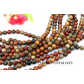 Natural Gemstone Round Beads Size 6 8 10 12 14mm Wholesale Picasso Stone Real Gemstone